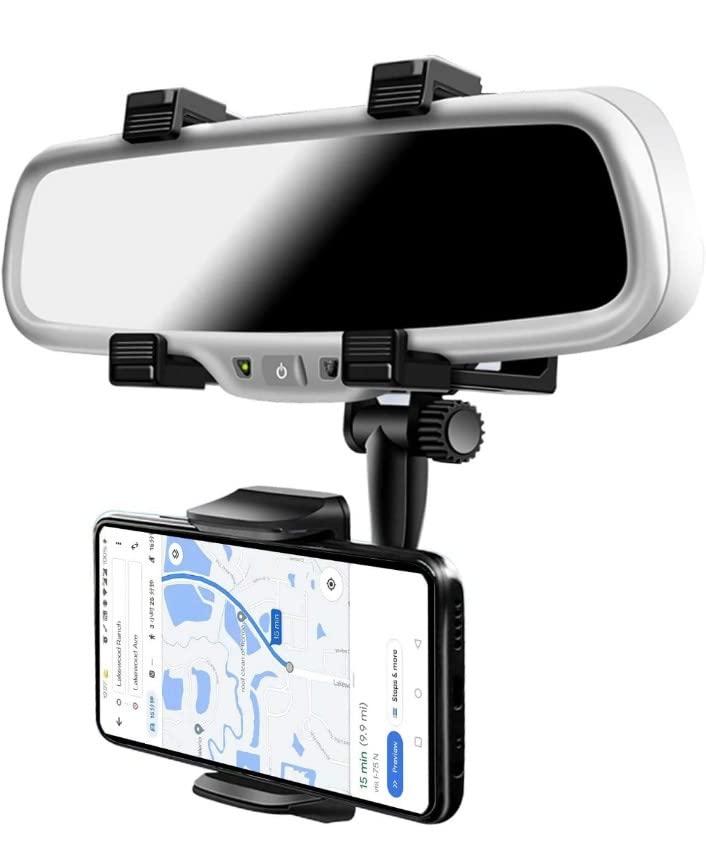 STAR Rearview Mirror Phone Holder for Car | 360° Rotatable